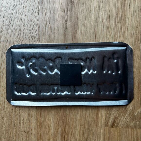 "I'm Not Bossy-I Just Have Better Ideas" Metal License Plate Magnet 6"x3" - Picture 2 of 2